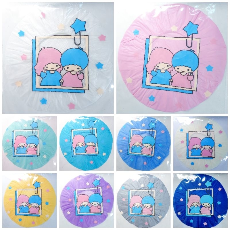 👒หมวกอาบน้ำ ลายลิตเติ้ลทวินสตาร์5 หมวกคลุมผมอาบน้ำ