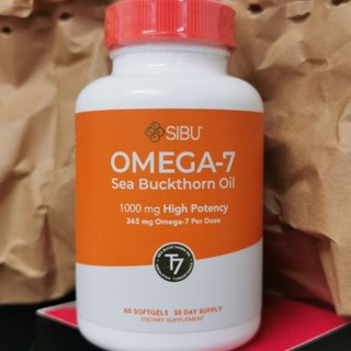 ซีบัคธอร์น Sibu Beauty Sea Buckthorn Oil Omega-7 Sea Buckthorn Oil Sea Buckthorn Fruit Oil Sea Buckthorn Oil 4400mg