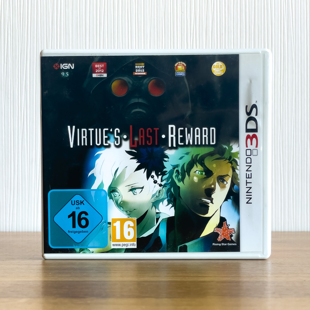 ตลับแท้ Nintendo 3DS : Virtue's Last Reward มือสอง โซนยุโรป (EUR)