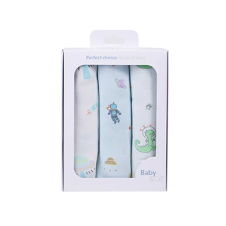 Baby and Co. New Collection ผ้าอ้อม (Nursing Cloth) ขนาด 30 "x 30 " แพ็ค 3 ชิ้น