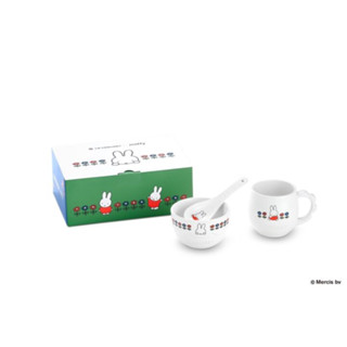 ชุดเซ็ต ถ้วย  ช้อน แก้ว Miffy Tableware Set