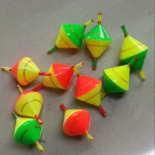 ชุดตกกุ้งทรงลูกดิ่ง 2 colour ครบ 4 ชุดฟรีกล่องใส่ทุ่น