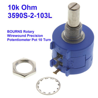 3590S-2-103L 10K Ohm BOURNS Rotary Wirewound Precision Potentiometer Pot 10 Turn