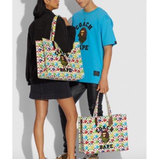 กระเป๋า BAPE X COACH TOTE (MULTI) มือ1! แท้100% จากShopญี่ปุ่น