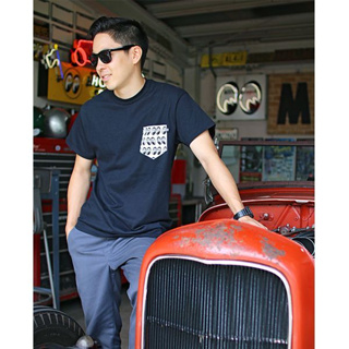 F.B.D MOON Equipped Fabric Pocket T-Shirt [MQT137]เสื้อยืด