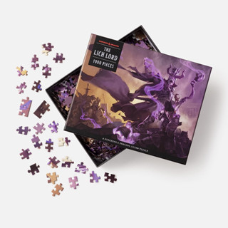 หนังสือภาษาอังกฤษ The Lich Lord Puzzle: A Dungeons &amp; Dragons Jigsaw Puzzle: Jigsaw Puzzles for Adults