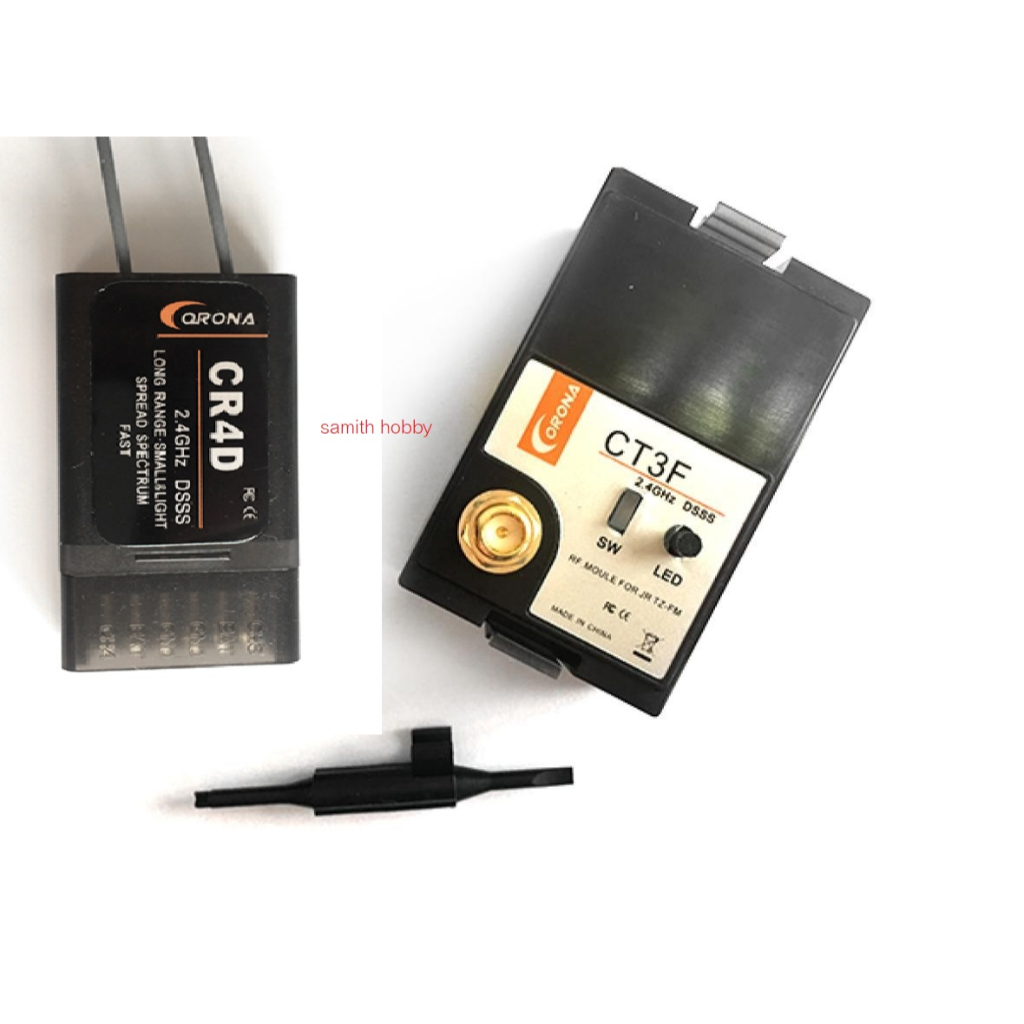 CORONA  CT3F+CR4D Compatible with Radios:Futaba:3PM/3PK