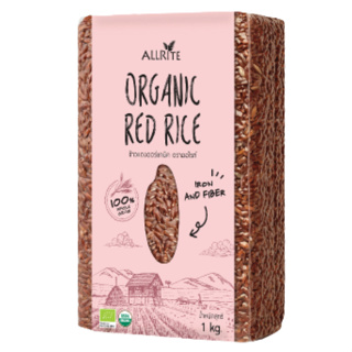 ออไรท์ ข้าวแดง ออร์แกนิค 1 กก. - Organic Red Rice 1kg Allrite brand