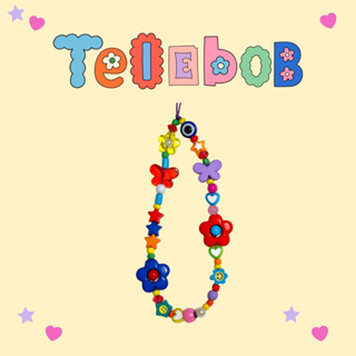 Telebob - brick retroo🧸🌷สายคล้องมือถือ พวงกุญแจ,ที่ห้อยมือถือ สายคล้องairpod พร้อมส่งหลากสี สไตล์เกาหลี ถูกที่สุด