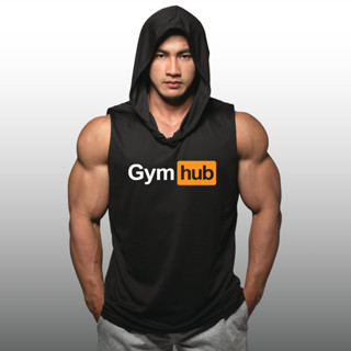 GYM HUB เสื้อฮู้ดแขนกุด Sleeveless Hoodies