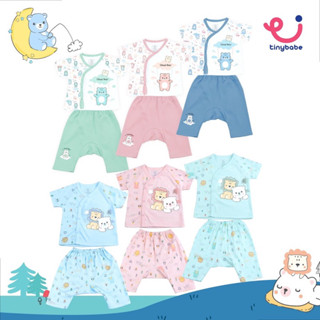 Tinybabe เสื้อผ้าเด็ก แบบกระดุม แขนสั้น-ขาสั้น - Premium Cotton