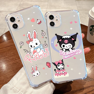 เคสซิลิโคน เคสโทรสัพท์ลายการ์ตูนน่ารักๆ สำหรับ VIVO V27 Pro Y02S S4 Y76 5G v25 v20se Y12A Y12S V11i T1X Y35 ใสกันกระแทก