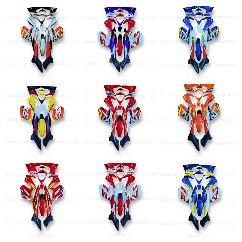 ชุดสี LSตัวใหม่ LSnew แบบครึ่งคันและเต็มคัน พร้อมติดลาย*แถมสติกเกอร์ติดถังน้ำมัน เลือกลายได้