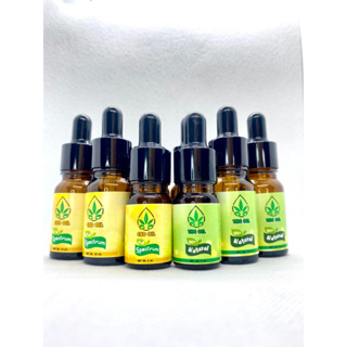 น้ำมันสมุนไพร CB Oil Full Spectrum สูตรเข้มข้น สกัดจากช่อดอกล้วน  ขนาด 5ml,10ml