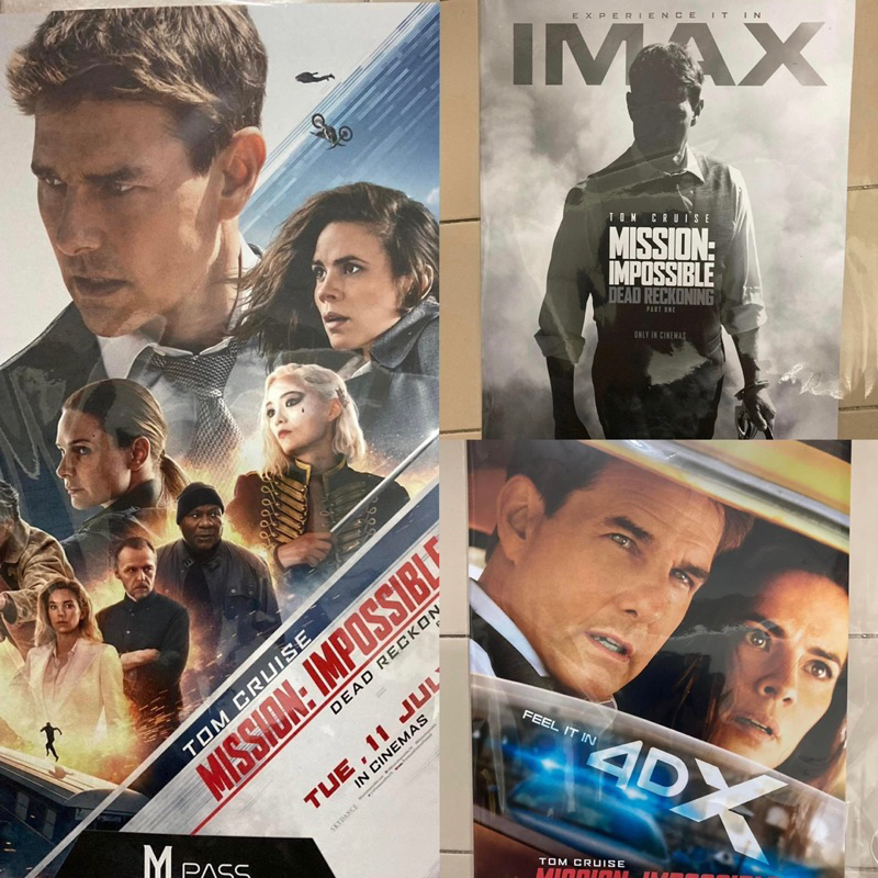 (ทักลด50%)โปสเตอร์ mission impossible 7 แท้ จาก Sf major