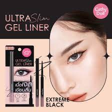 เคที่ดอลล์  2in1 อินไลเนอร์ + อายไลเนอร์ อัลตร้าสลิม เนื้อเจล เขียนลื่น สีดำ  Cathy Doll Ultra Slim Gel Liner  0.07g