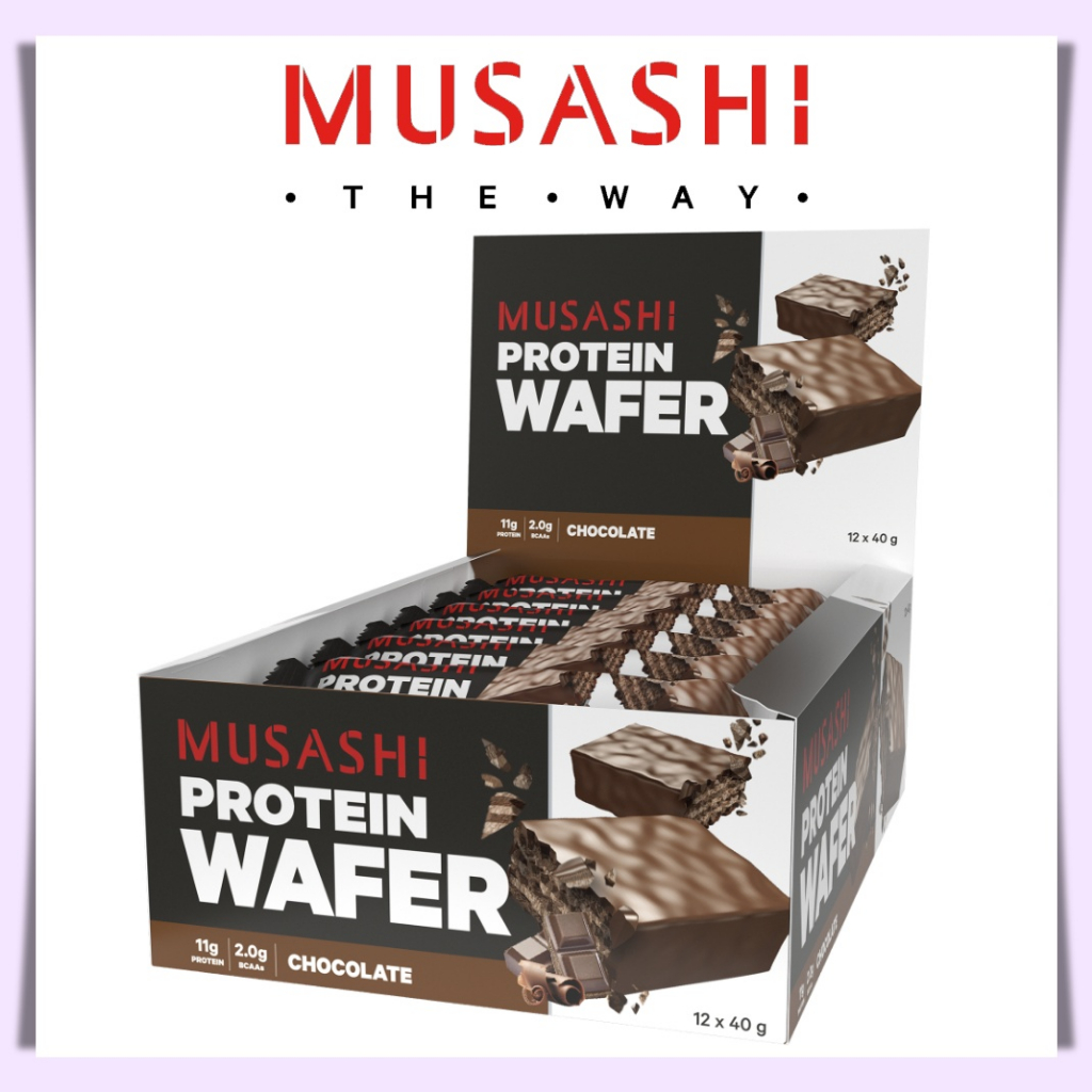 Fitness 759 บาท Musashi Protein Wafer โปรตีนเวเฟอร์ อร่อย ทานง่าย Health