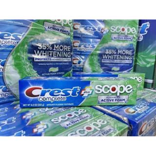 crest complete whitening scope toothpaste 232g. 100% authentic