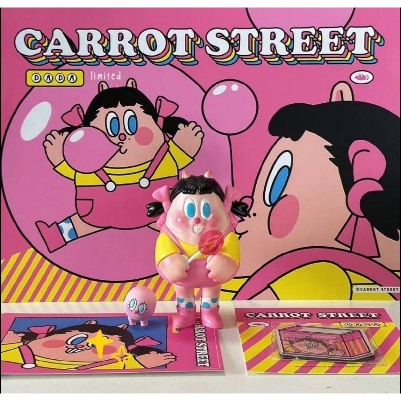 🍭 ของแท้ พร้อมส่ง 🍭 Carrot Street : Dada ( Limited ) : น้องเปโกะชมพู