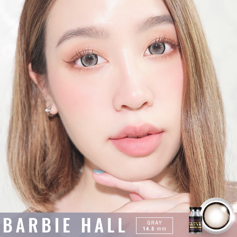 Barbie hall gray,brown สีเทา บิ๊กอาย คอนเเทคเลนส์สีเทา,สีน้ำตาล Bigeye in