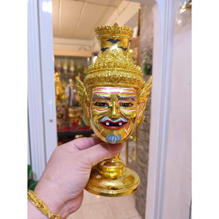 เศียรครู พ่อแก่ ฤาษีนารอท บรมครูใหญ่ ขนาดบูชา กว้าง 5 นิ้ว ส…