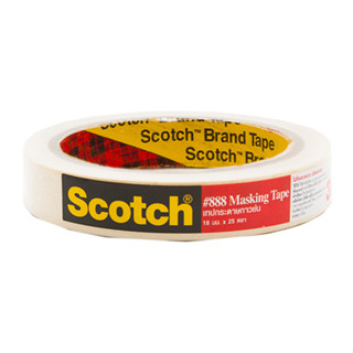 3M Scotch 18 mm สก็อตซ์เทป เทปกระดาษ กาวย่น18 มมX25 หลา