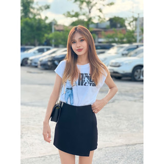 🍦chocmint sundae🍦เสื้อยืดแขนเลย พิมพ์ลายสวยๆ เท่ๆ แมชได้หลายลุค