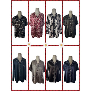 New พร้อมส่ง🔥เสื้อนอน แขนยาว สไตล์เกาหลี จะ Mix กับอะไรก็สวย งานซาติน จะใส่ชิวอยู่บ้านก็เริ่ด  มือสอง สภาพใหม่มาก