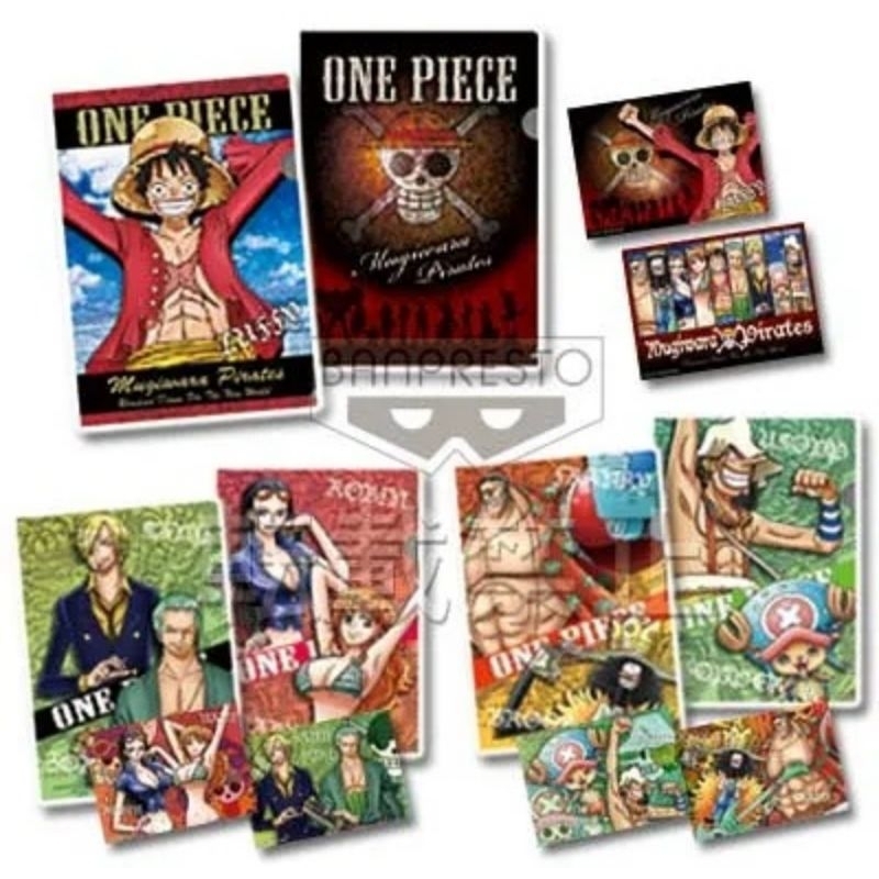 แฟ้มวันพีช Ichiban Kuji ONE PIECE ROMANCE DAWN for the new world ~Part 2~ Prize I Clear File & Stick