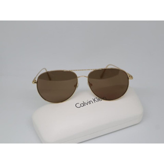 พร้อมส่ง!!!! Calvin Klein CK 2155S 714 Gold / Brown Mirror