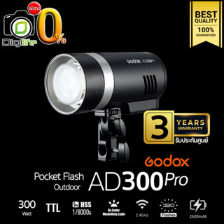 ผ่อน 0%** Godox Flash AD300Pro TTL HSS Pocket Flash - รับประกันศูนย์ Godox Thailand 3ปี ( AD300 Pro )