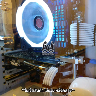 Set 4 ชิ้น สายถักแต่งคอม Cable Comb Set สายถัก แบบต่อเพิ่มความยาว (ผู้/เมีย) 4 เส้น สายยาว 30 ซม. 24 PIN, CPU, GPU 18AWG
