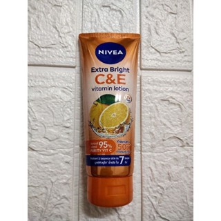 แท้ NIVEA Extra Bright C and E Vitamin Lotion 180มล.