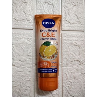 แท้ NIVEA Extra Bright C and E Vitamin Lotion 180มล.