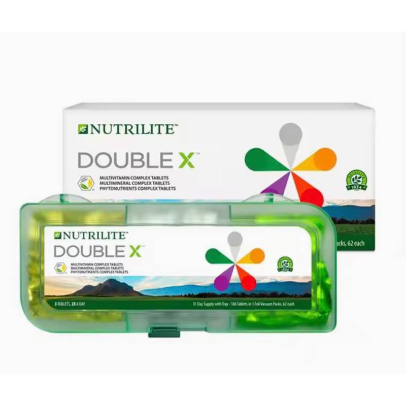 ดับเบิ้ล เอ็กซ์ Double X ไฟโตเบลนด์ วิตามินรวม และสารสกัดจากพืช นิวทริไลท์ Amway ของแท้ช็อปมาเล