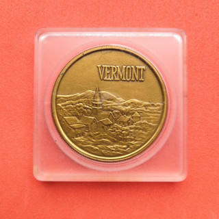 เหรียญที่ระลึก ครบรอบ 200 ปี รัฐเวอร์มอนต์ ประเทศสหรัฐอเมริกา ปี 1997 - OFFICIAL MEDALLION OF THE VERMONT BICENTENNIAL