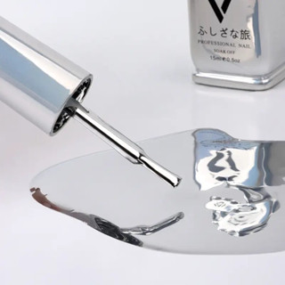 สีทาเล็บ Metal silver vinimay ของแท้ 100% ขนาด 15ml