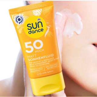 SUNDANCE Sonnenfluid SPF 50  matt (เนื้อแมตต์) ครีมกันแดดสำหรับออกแดดกลางแจ้ง