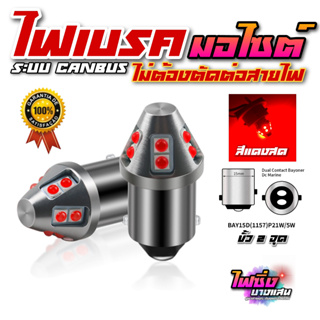 ไฟเบรคมอไซต์ ไฟท้ายมอไซต์ หรี่เบรคในตัว ไฟเบรคLED ชิป 3030 ส…