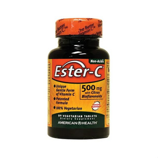 American Health Ester-C with Citrus Bioflavonoids 500 mg 90 Veg Tabs