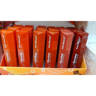 (💥1กล่องมี24ชิ้น💥)  kiss besuty chocolate matte lipgloss  no.70285
