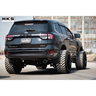 ท่อ HKS Legamax แท้ ตรงรุ่น Ford Next GEN Everest ปลายคาร์บอนแท้ ปลายคาร์บอนเดี่ยว nextgen exhaust muffler ปลายท่อ