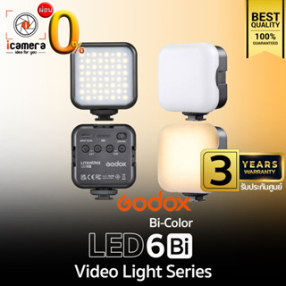 Godox LED 6Bi Litemons 6W 3200K-6500K 1800mAh - รับประกันศูนย์ Godox Thailand 3ปี ( LED6Bi )