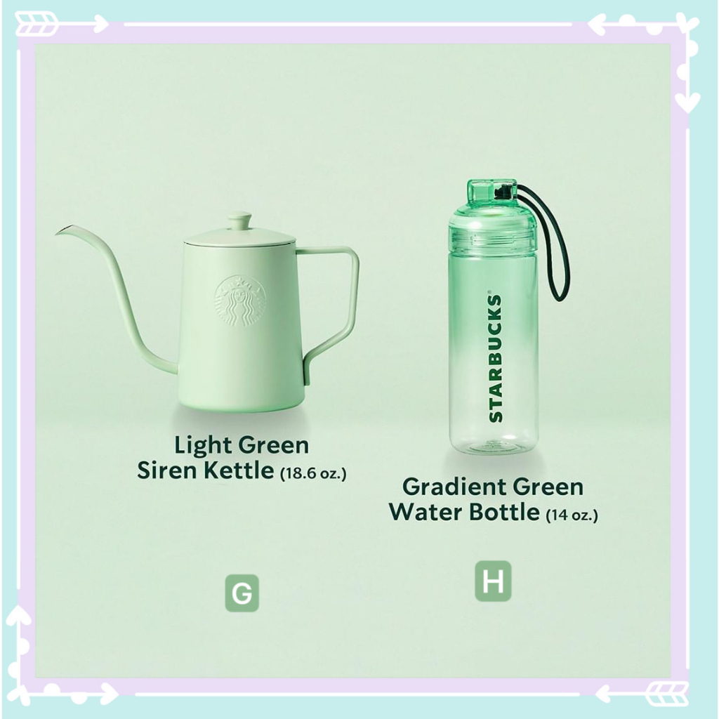 Starbucks Light Green Essential collection สตาร์บัคส์ คอลเลคชัน  Light Green Essential ของแท้💯
