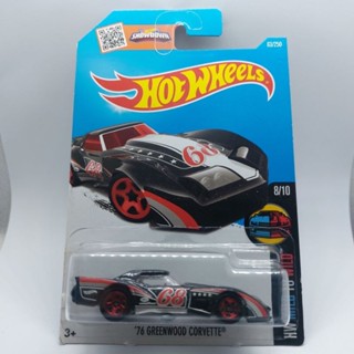 รถเหล็ก Hotwheels 76 GREENWOOD CORVETTE (ib28)