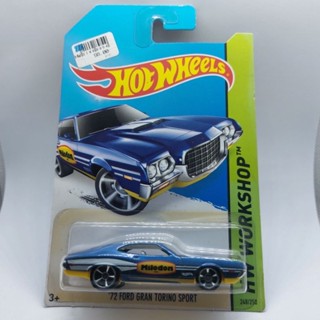 รถเหล็ก Hotwheels 72 FORD GRAN TORINO SPORT (ib28)