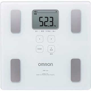 Omron เครื่องสแกนร่างกาย Hbf-214-W สีขาว ส่งตรงจากญี่ปุ่น