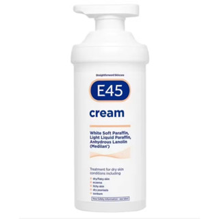 E45 Moisturising Cream for Dry Skin with Pump 500g