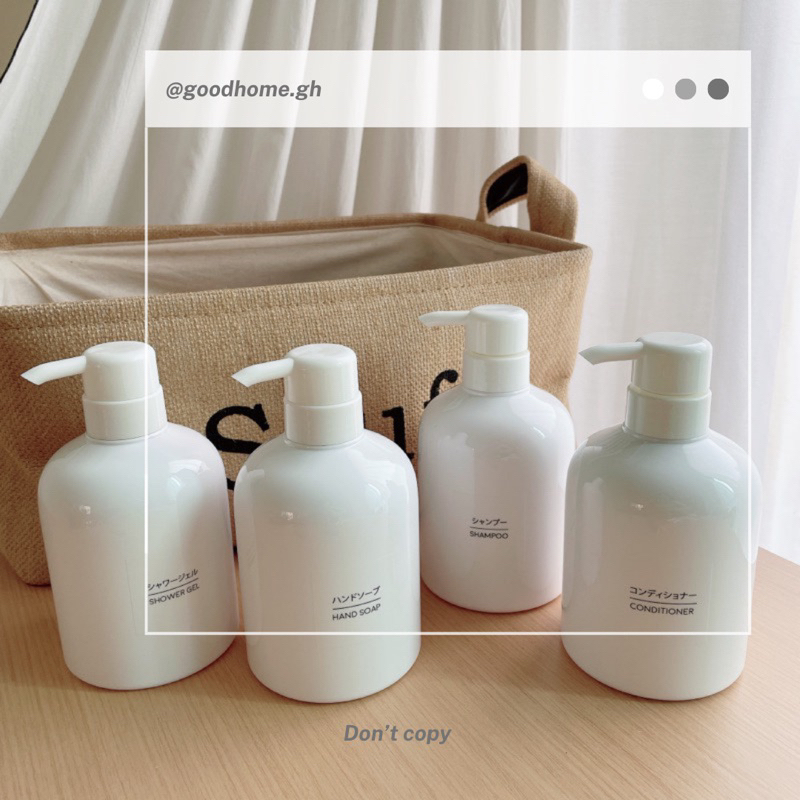 [พร้อมส่ง] ขวดปั๊มมินิมอล 500ML ขวดครีมอาบน้ำ ขวดสบู่ล้างมือ