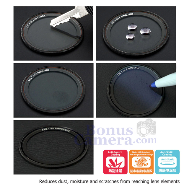 ฟิลเตอร์ยูวีกันรอยจากการขูดขีด,การกระแทก กล้อง Ricoh GR III, GR IIIx and GR II UV Filter ฝาปิด Cap